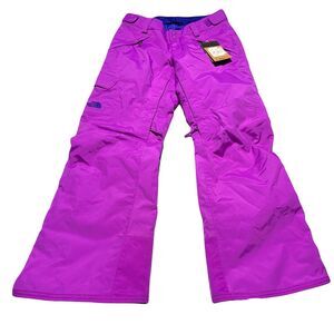 The North Face Women’s S Pink Purple Insulated HyVent cargo Ski Snow Pants NWT